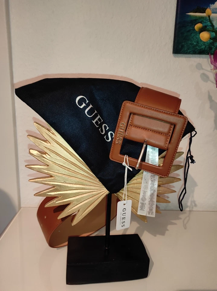 guess gürtel damen neu braun  - Bild 1 von 4