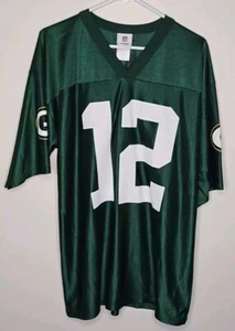 Aaron Rodgers NFL Team Apparel Jersey Green Bay Packers Polyester Mens Large - Picture 1 of 11