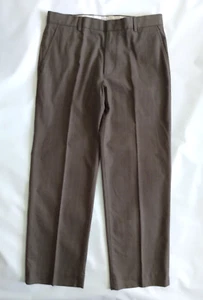 NWT New Banana Republic Mens 35x30 Modern Fit Trousers Pants Brown Plaid Cotton - Picture 1 of 11