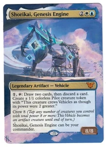 Shorikai Genesis Engin Full Altered Art MTG Magic cEDH Commander Azorius Alter - Picture 1 of 1