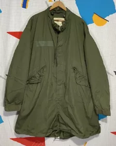 Vintage 70s M-65 Fishtail Parka Jacket M65 Medium 1978 Extreme Cold Unissued US - Bild 1 von 14