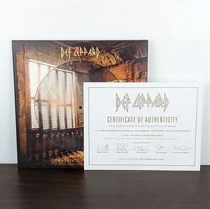 Def Leppard DRASTIC SYMPHONIES Picture Disc LE 3000 2LP Vinyl with SIGNED COA - Picture 1 of 5