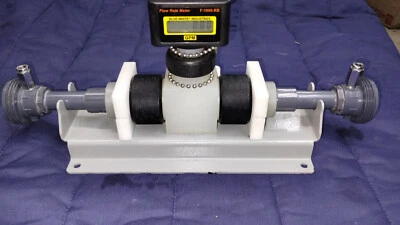 Blue-White F-1000-RB Paddlewheel Flow Rate Meter RB-500P1-GPM1 1/2" FPT STD NICE - Image 1 of 4