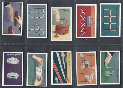 GALLAHER - TRICKS & PUZZLES (BLACK) - FULL SET OF 100 CARDS - Image 1 of 4