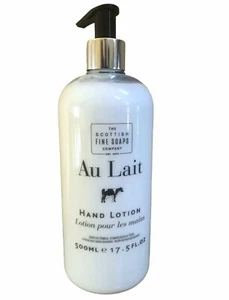 Scottish Fine Soap Co. AU LAIT - SHEA BUTTER Cream Hand Wash 17.5 oz/50ML PUMP - Picture 1 of 1