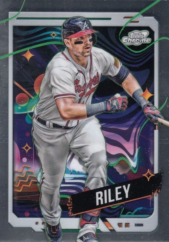 AUSTIN RILEY TOPPS COSMIC CHROME BASE ATLANTA BRAVES #84 2024 24 - Image 1 of 1