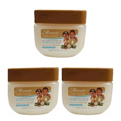 3x Mamado Baby Guard Petroleum Jelly Infused with Shea Butter 13.02 Oz/374g - Image 1 of 2