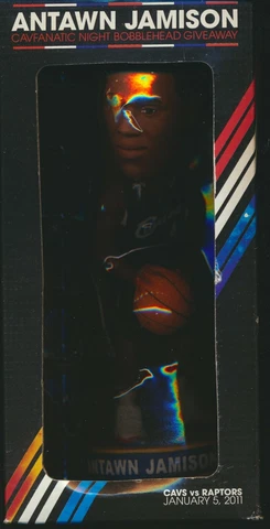 ANTAWN JAMISON Bobblehead 2011 Cleveland Cavaliers SGA Limited 6.5" NIB w/ Box Cover