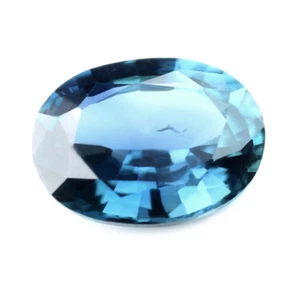 Certified Natural Unheated Teal Sapphire 0.72ct SI Clarity Madagascar Oval - Picture 1 of 3