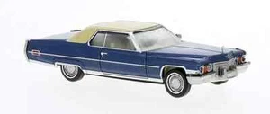 Brekina 1/87 1972 Cadillac Coupe Deville blau metallic/elfenbein Top HO Scale - Bild 1 von 1