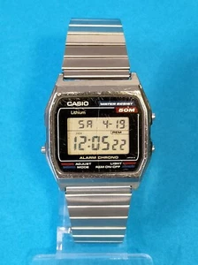 Casio W-38 (549) Uhr mit Metallgehäuse von 1987 - Vintage - Bild 1 von 9