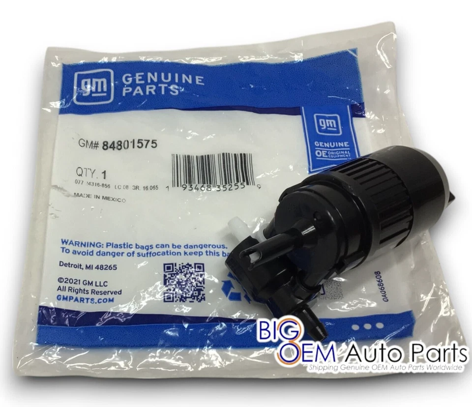 Silverado Sierra Avalanche Escalade EXT Parabrisas Delantero Lavadora Fluido Bomba Fabricante de Equipo Original Foto 1 de 4