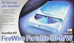 SmartDisk VST Firewire External CD-RW 8x8x24 NIB - Afbeelding 1 van 3