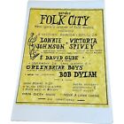 Gerdes Folk City New York, Bob Dylan Lonnie Johnson   Poster 11 x 17 (365)
