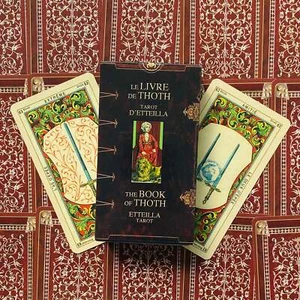Baraja de Tarot Rara y Antigua: Juego de Cartas de Tarot El Libro de Thoth Eteilla - Imagen 1 de 6