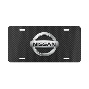Nissan, matrícula coche nuevo etiqueta metal aluminio - EE. UU. - Imagen 1 de 3