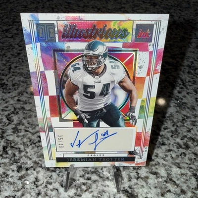 2025 Panini Impeccable Football Jeremiah Trotter Illustrious Ink Auto /49 Eagles - Image 1 of 3