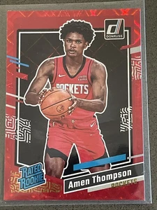 2023-24 DONRUSS CHOICE RED RATED ROOKIE AMEN THOMPSON #206 ROCKETS - Picture 1 of 3