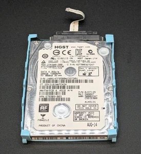 HP 350 G1 500GB HDD mit installiertem Windows 10 | HGST SATA Laufwerk mit Caddy & Kabel - Bild 1 von 2
