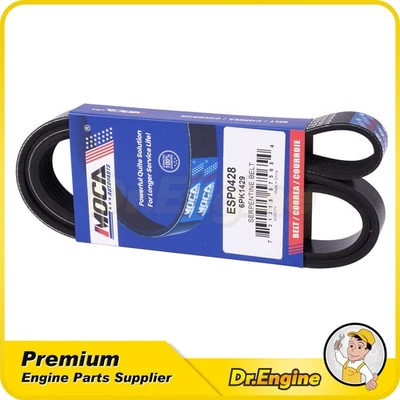 Cinturón Serpentine para 13-18 Nissan Altima 14-20 Rogue 2.5L 6PK1429A Foto 1 de 4