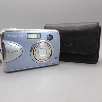 Fujifilm FinePix A360 4.1MP Compact Digital Camera Blue Tested - Image 1 of 4