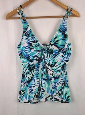  Top Tankini Tommy Bahama Multicolor Talla Grande  Foto 1 de 4