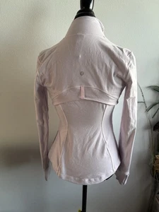 LULULEMON Define Jacket Nulu Buttery Soft PNKO Pink Organza Size 4 Missing Zip - Picture 1 of 7
