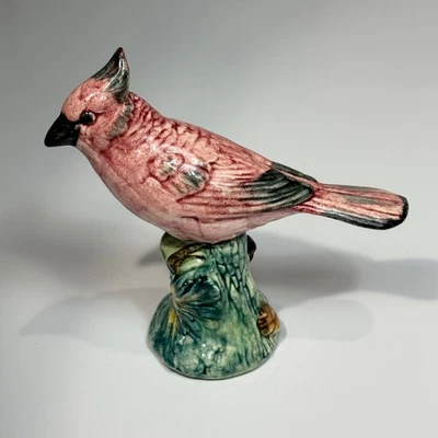 Vintage Stangl Bird Statue Figurine Cardinal Pottery Ceramic Bird Signed 3444 - Image 1 of 4