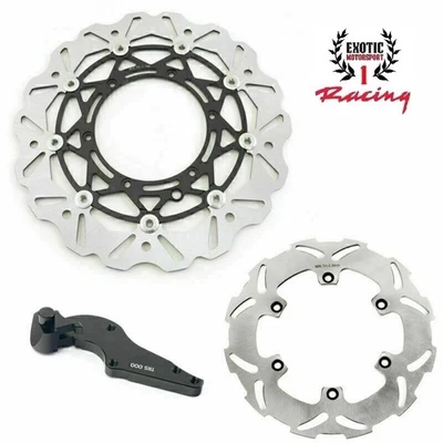 320mm Floating Disc & Rear with Adapter For KTM SX SXF XC-F EXC 125-530 2010-23 - Image 1 of 4