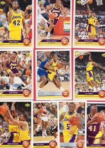 1993 Upper Deck McDonalds Los Angeles Lakers Team Set James Worthy Set Of 10 NRM - Picture 1 of 2