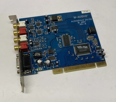 M-AUDIO Audiophile 24/96 REV-B PCI Sound Audio Card with 9-Pin DB Port - Image 1 of 4