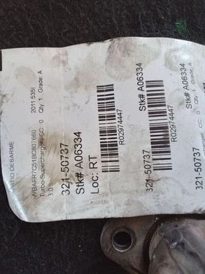 Turbo/Supercargador 3.0L Turbo AWD Se adapta a BMW 535i GT 2974447 10-17 Foto 1 de 4
