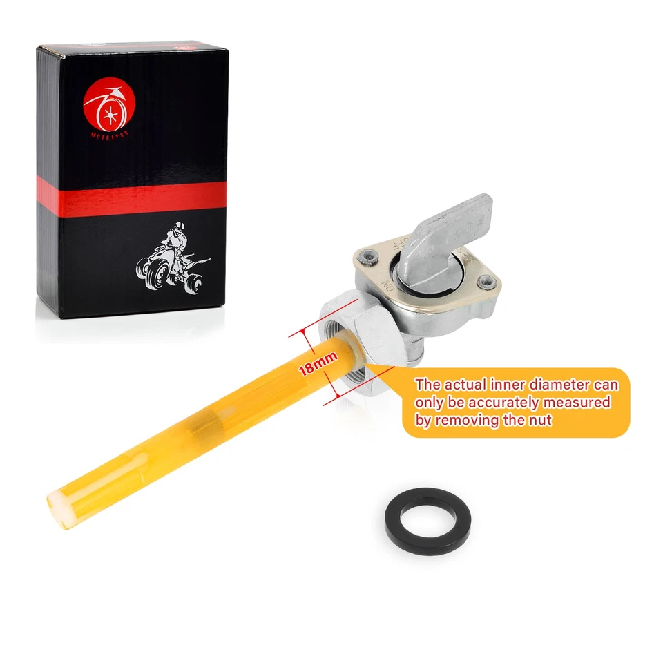 Válvula de combustível Petcock 18mm*1mm para HONDA 1981 CB750F CB750K CB900F 16950-MA4-671 - Imagem 1 de 4