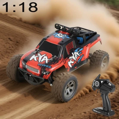 Ferngesteuertes Auto 1:18 2WD RC Monster Truck Offroad Auto Buggy Drift Car DE - Bild 1 von 4