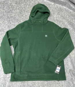 Under Armour Mens Expanse Fleece Hoodie Green Size XL(49-18) New W/Tag - Picture 1 of 8