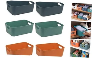 Set of 6 Cabinet Organizer,Durable and Stylish Storage Basket Storage Bin for  - Picture 1 of 8