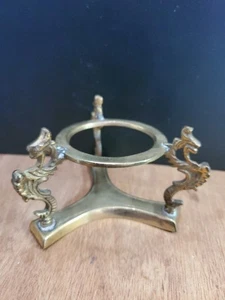 Vintage Messing 3 Drachen Kugelständer Kristallkugelhalter Blickkugelständer DX665 - Bild 1 von 6