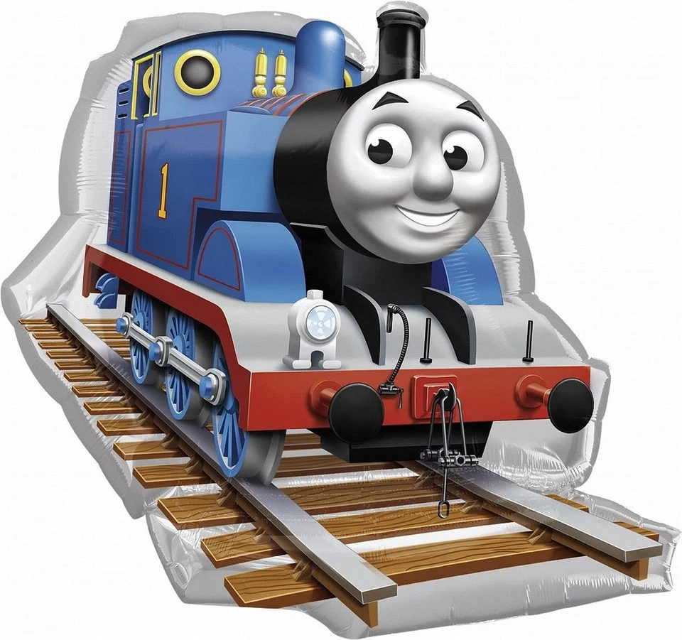 XL 29" Anagram Thomas the Train Super Shape Mylar Foil Balloon Birthday Party - image 1 of 1