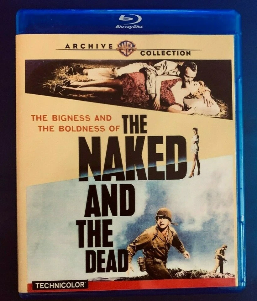 WB ARCHIVE COLLECTION BLU-RAY THE NAKED AND THE DEAD IN TECHNICOLOR LIKE NEW  — 第 1/1 张图片