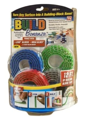 Build Bonanza As Seen on TV Flexible Building Block Base Multi Color NIP - Image 1 of 3