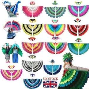 Halloween Kids Costume Owl Bird Wing Mask Girl Animal Outfit Toddler Xmas Gifts - Picture 1 of 38