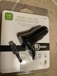 Radio Shack Micro USB Car Power Adapter - Picture 1 of 2