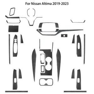 Kit de cubierta interior completo de fibra de carbono 35 piezas para Nissan Altima 2019-2023 - Imagen 1 de 22