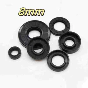 Oil Seal Metric Size Rotary Shaft Seal Lip Seal Nitrile  Shaft (pack of 20) 8mm - Picture 1 of 11