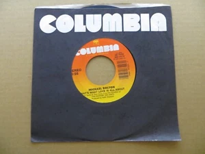 Michael Bolton – That's What Love Is All About - 1987 Columbia 38 7322 7" Single - Picture 1 of 4
