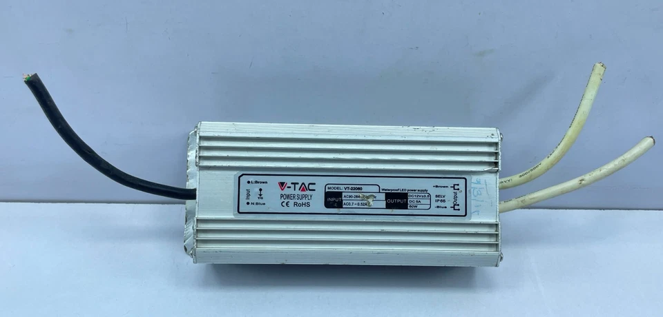 V-TAC VT-22060 Waterproof LED Power Supply led Driver - Image 1 of 4