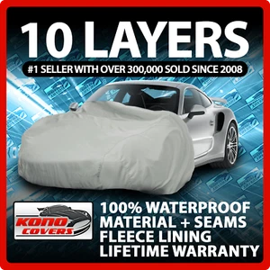 10 Layer Car Cover Indoor Outdoor Waterproof Breathable Layers Fleece Lining 393 - Picture 1 of 12