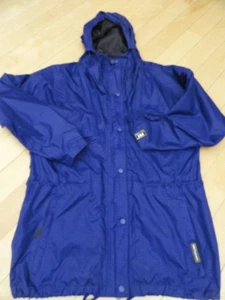 Helly Hanson Woman's Sz M Hoodie Packable Windbreaker Royal Blue - Picture 1 of 12