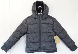 NEW ThereAbouts Charcoal Gamer Jacket  Kids Size XXS - 4-5  Puffer Jacket - Picture 1 of 11