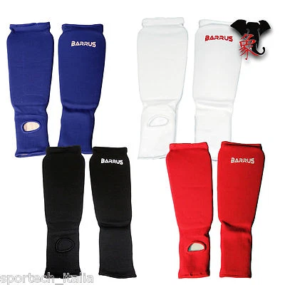 Barrus PARATIBIAPIEDE IMBOTTITO ELASTICIZZATO PARATIBIE PIEDE KICK MUAY THAI MMA